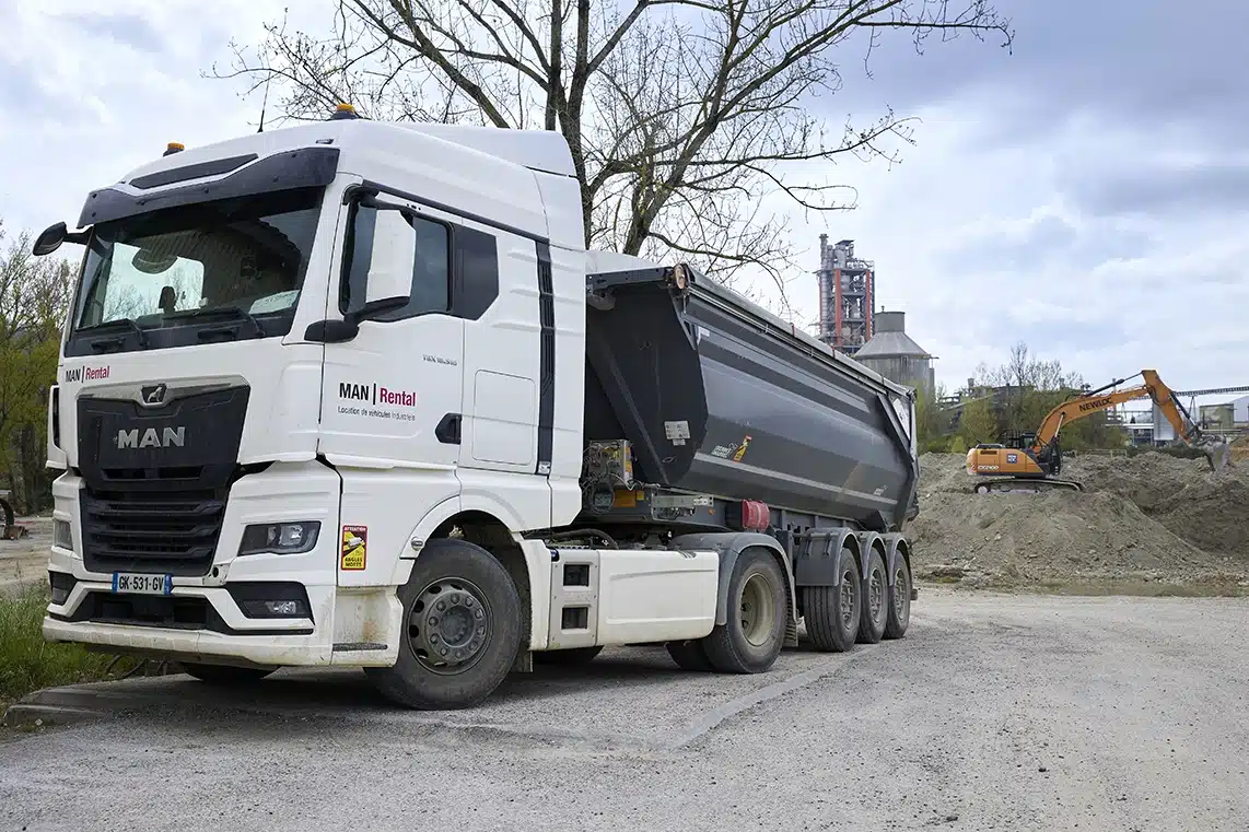 saboulard camion livraison granulats matériaux