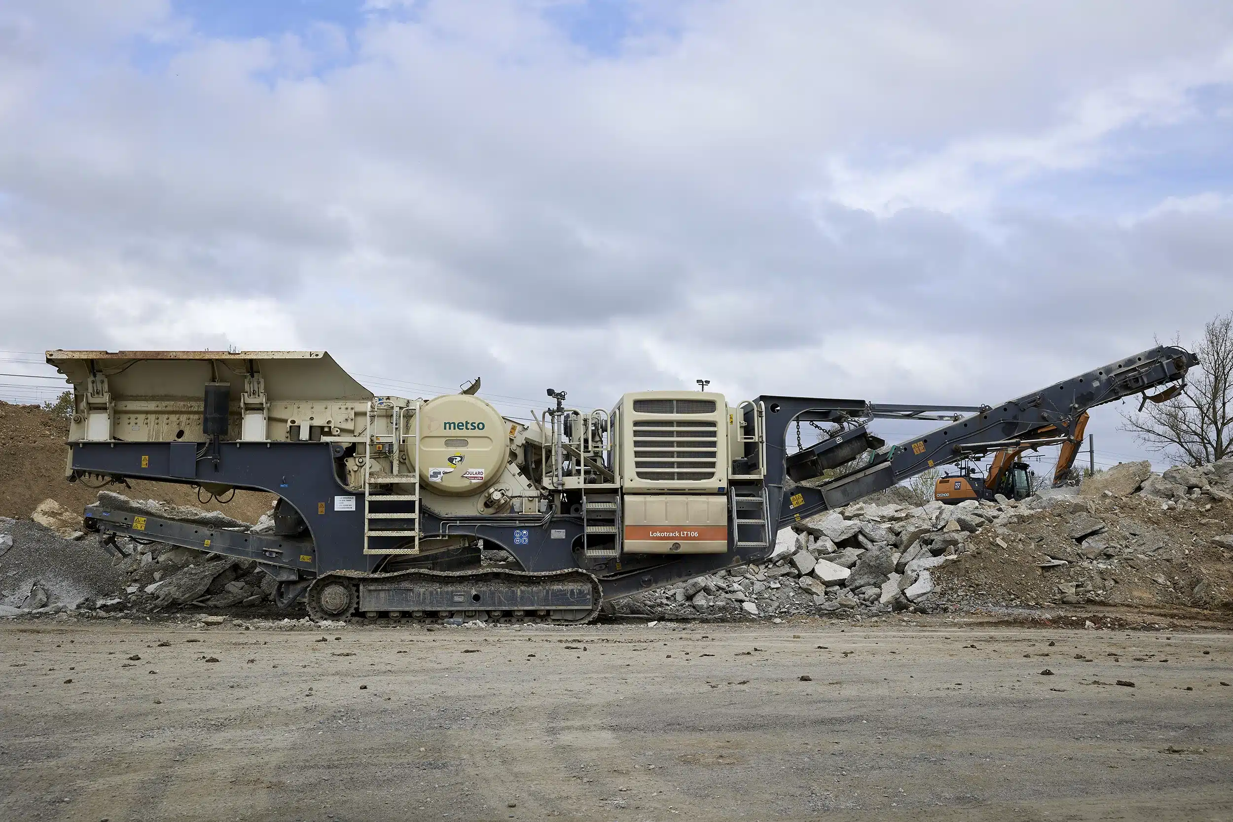 saboulard carrière machines transformation granulats revalorisation